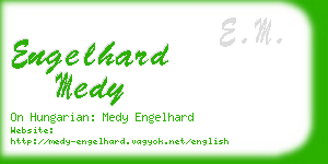 engelhard medy business card